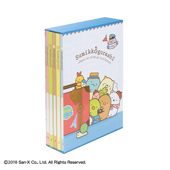 ナカバヤシ 5冊BOXポケットアルバム サンエックス すみっコぐらし L判3段 210枚収納 5冊1組 写真整理 キャラクター台紙
