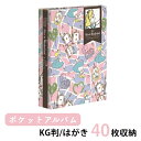 ナカバヤシ 1PKポケットアルバム アリス KG判 1段 40枚 収納 年賀状 はがき フォトアルバム ポストカードホルダー はがきホルダー ポケット式 コンパクト キャラクターアルバム ディズニー disney 不思議の国のアリス