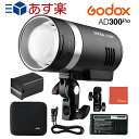 【日本公認代理店】Godox AD300Pro 300W 屋内外用 ストロポ 一年保証 公式日本語説明書付き■650A