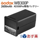 ＼あす楽／ 【日本公認代理店品】ゴドックス GODOX AD300pro 用最新版バッテリー WB300P リチウムバッテリー■656