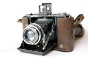 【中古】zeiss ikonta イコンタ ブローニーフィルム 専用皮ケース付 レンズ少しくもりあり ファインダー部少し茶色になっている 動作確認済み