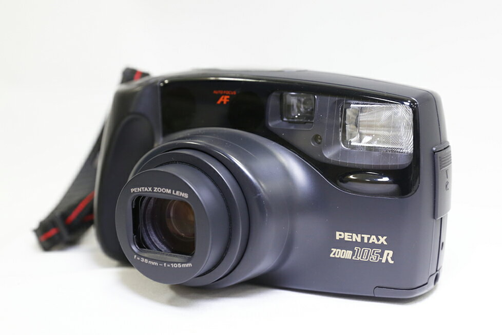 【中古】ペンタックス ズーム PENTAX ZOOM 105R コンパクトカメラ フィルムカメラ 38ミリ-105ミリズームレンズ搭載 接写機能あり 花の撮影に最適 バルブ撮影機能あり 多機能カメラ ファインダー内きれい 外観きれい