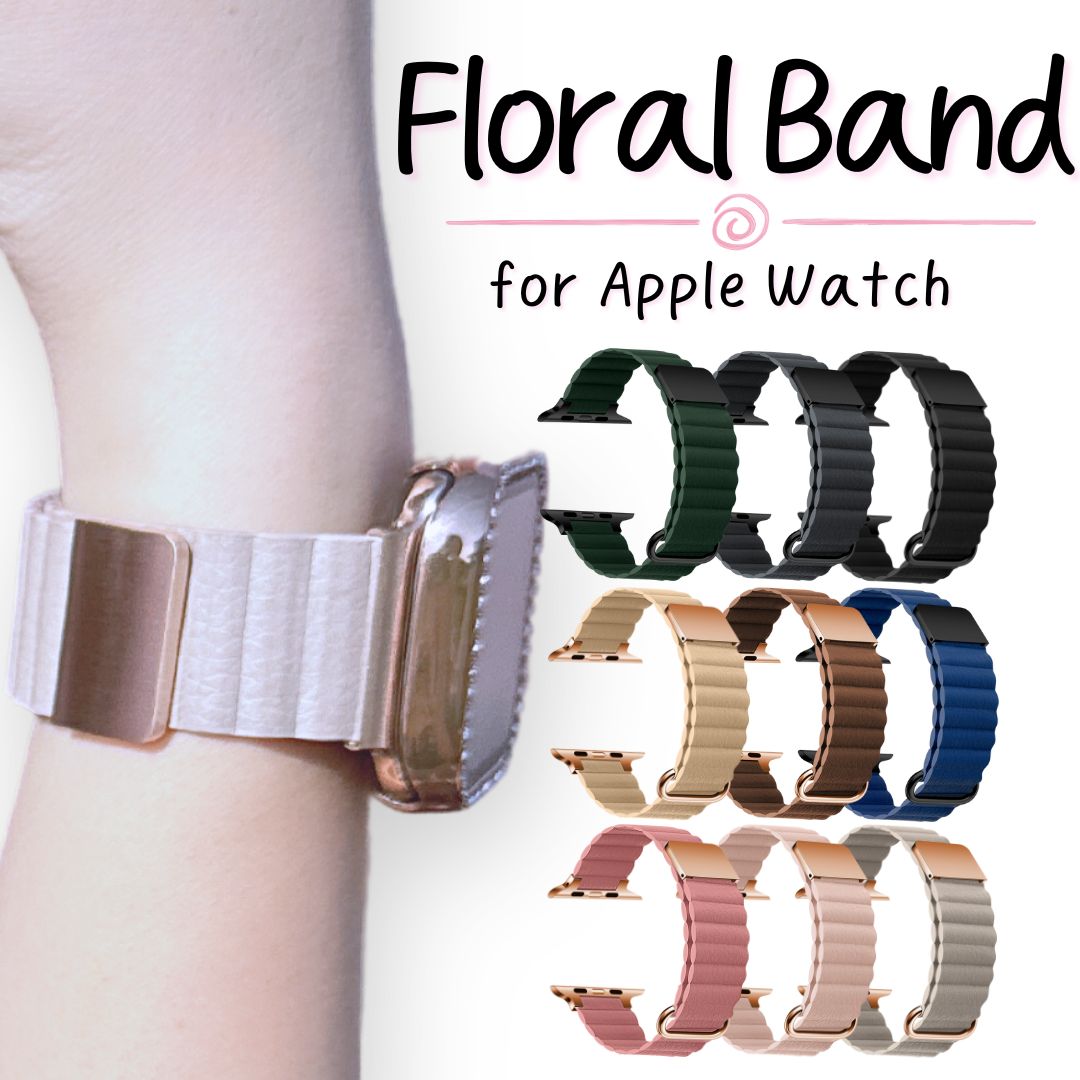 【P10倍】クーポン使用全品200円引 P10倍 アップルウォッチ バンド スリム マグネット ベルト アップル　ウォッチバンド レディース メンズ apple watch band おしゃれ series 8 7 SE 6 5 4 3 38mm 40mm 41mm 42mm 44mm 45mm apple watch　強力マグネットバンド