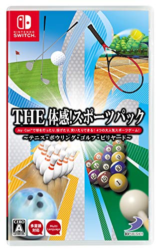 THE 体感!スポーツパック~テニス・ボウリング・ゴルフ・ビリヤード~ -Switch 送料無料 沖 ...