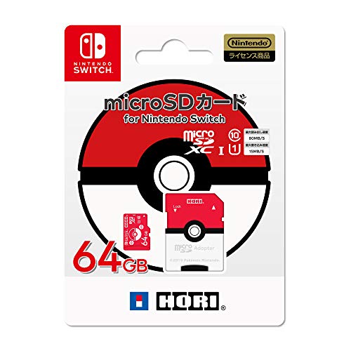 【任天堂ライセンス商品】ポケットモンスター microSDカード for Nintendo Switch 64GB モンスターボール【Nintendo Swi