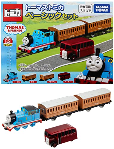 ◆商品名：トミカ ギフト トーマストミカ ベーシックセット (c) TOMY (c) 2022 Gullane(Thomas)Limited. (c) 2022 HIT Entertainment Limited. 電池は使用しません。 商品紹介 トミカデビューにおすすめ!トーマストミカ4台が入ったギフトセットが登場!きかんしゃトーマスとなかまたちがトーマストミカのギフトセットで登場!トーマスとアニー、クララベルを連結したり、バスのバーティーと一緒に手ころがし遊びができたりと、トーマストミカの基本的な遊びがこれ1つで楽しめます!【セット内容】トーマス(1),アニー(1),クララベル(1),バーティー(1), 安全警告 該当なし