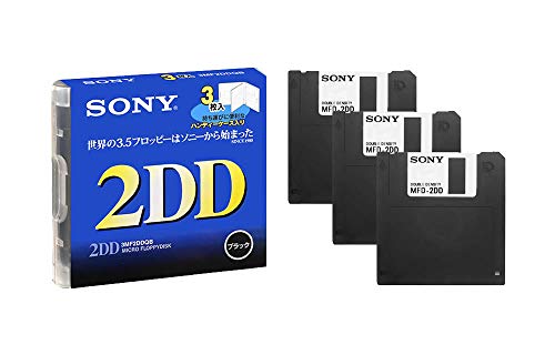 ★勝ったら倍★2日限定★ SONY 3.5型フロッピーディスク マイクロフロッピーディスク 2DD 3枚 ハンディケース付 3MF2DDQB