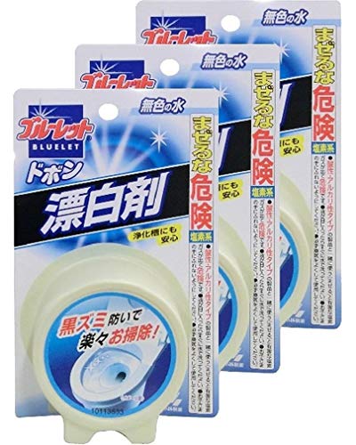 ★終了間近★お買い物マラソン★ 【まとめ買い】ブルーレット ドボン 漂白剤 トイレタンク洗浄剤 無色の水 120g×3個送料無料 沖縄・離島除く