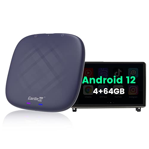 ★勝ったら倍+ご愛顧感謝デー★18日限定★ CarlinKit Tbox Plus Android12.0システム 4+64GBバージョン ワイヤレスCarPlay/ Android Autoアダプター Qualcomm QCM6125 8コア Yo