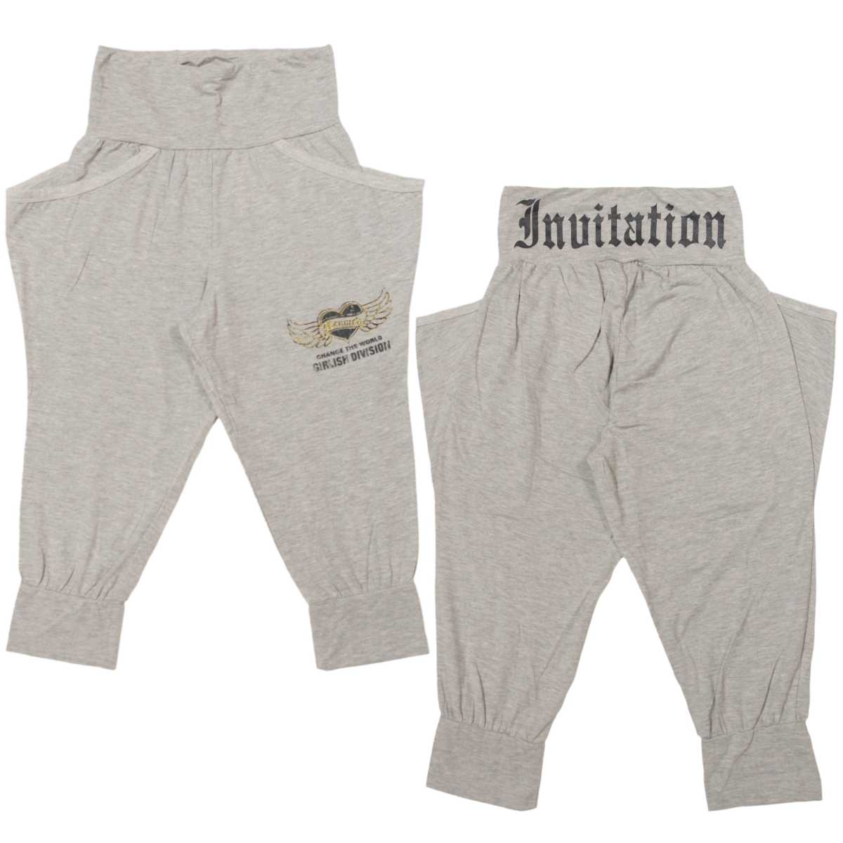 ガールズ ジュニア ボトムス[Invitation]サルエルパンツ・ダンスパンツ・ハーフパンツ・ジョガーパンツ・女の子・女児・子供用