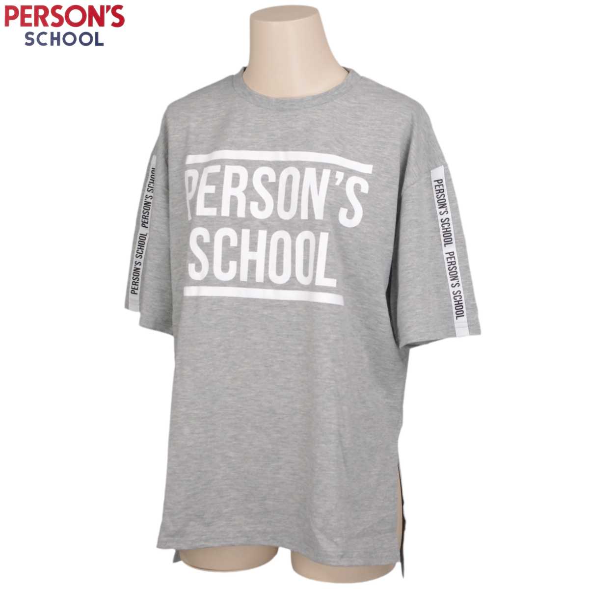 樂天商城 - ガールズ ジュニア トップス半袖[Person’s school]PERSONS(パーソンズ)半袖Tシャツ・前後アシンメトリー・後ろ下がりTシャツ・女の子