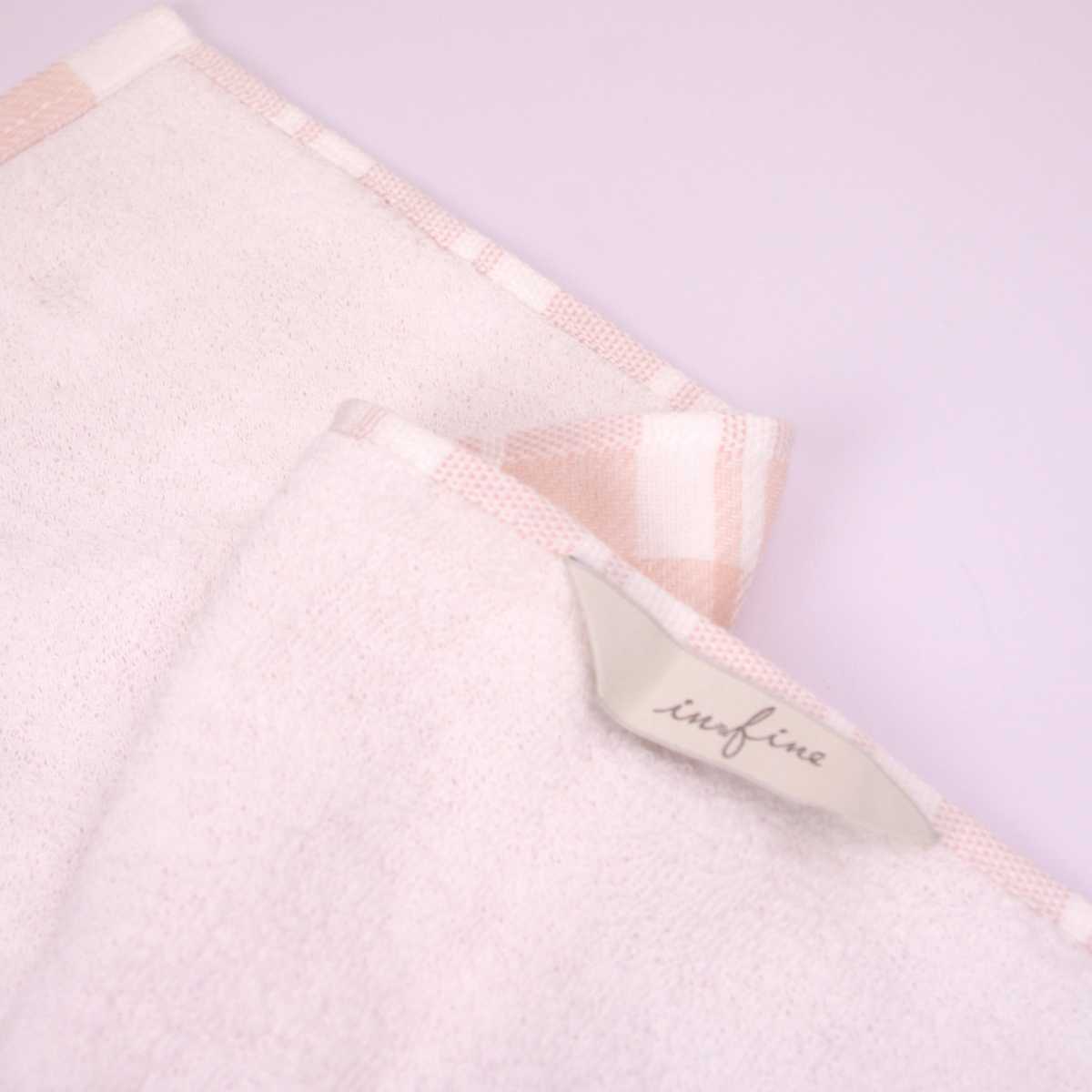ユニセックス・タオル[Pianissimo]今治フェイスタオル・Natural check(ナチュラル チェック)今治製 綿100％・ チェック柄・キッチン