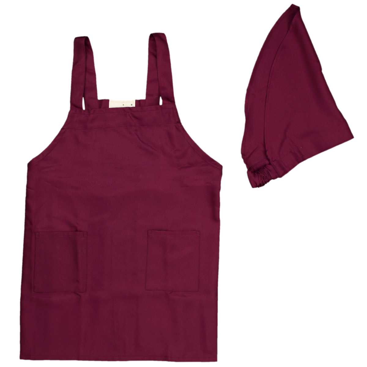 ボーイズ ・ガールズ 小物[Family Fashion]子供用三角巾＆給食エプロン2点セット・男女兼用・キッズ ・..