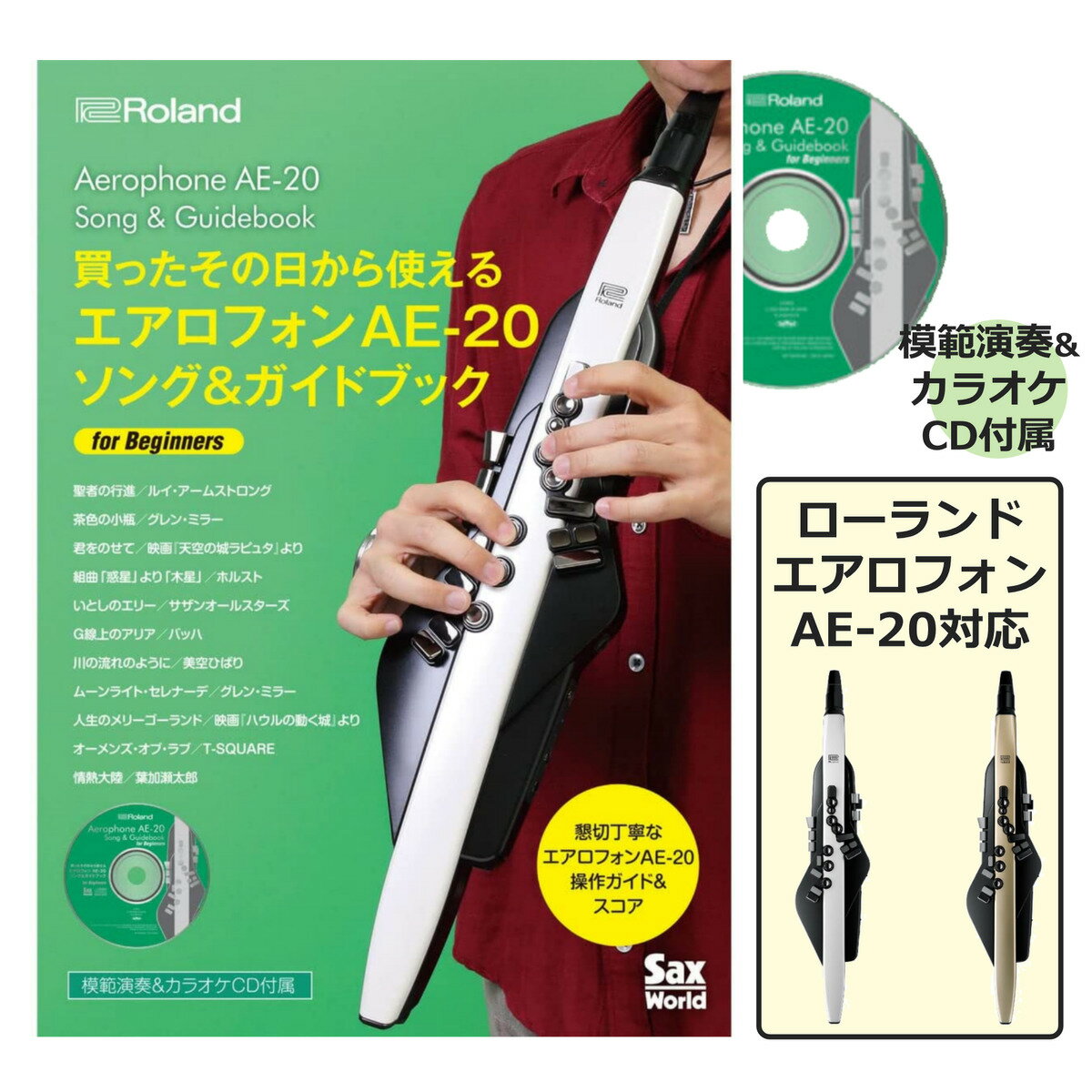 Roland ローランド Aerophone エアロフォン ソング＆ガイドブック for Beginners 入門ガイド 教則本 AE-20用教則本 A…