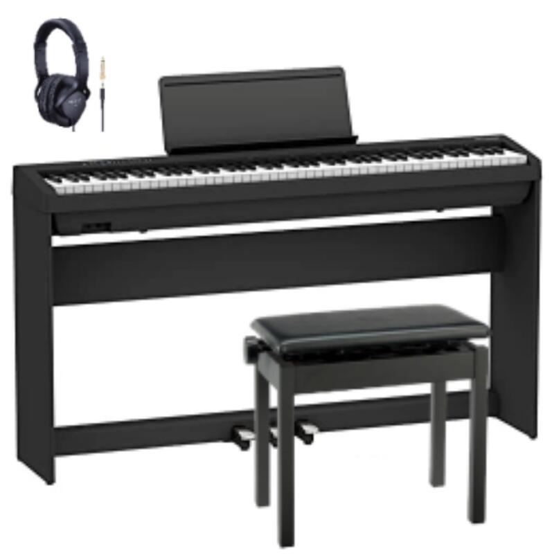 【あす楽対応】【13時までのご注文で即日発送】Roland ローランド 電子ピアノ デジタルピアノ ポータブル 88鍵盤 グランドタッチ FP-30X BK ブラック【すぐに使える純正フルオプションセット】のサムネイル