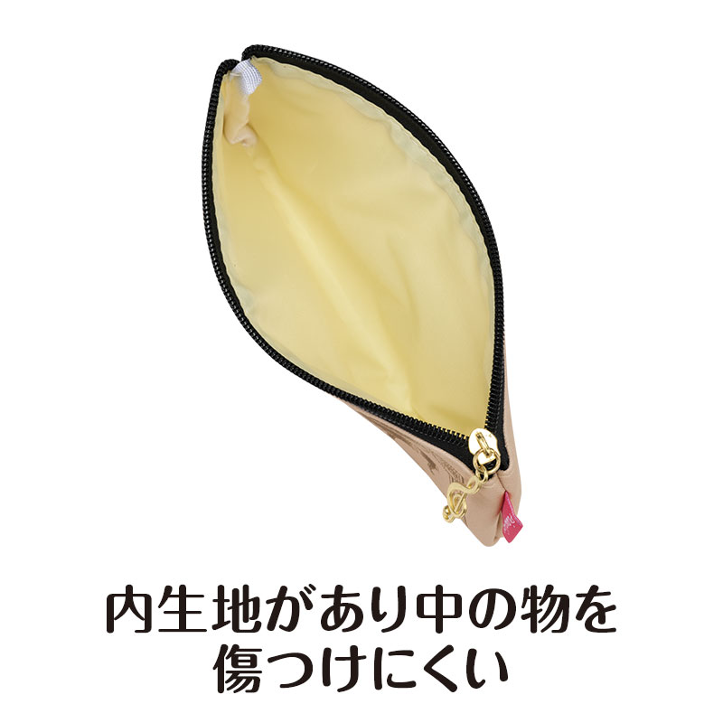 ピアノライン フラットペンポーチ（クラシカル） piano line ピアノ発表会 音楽発表会 演奏会 ピアノ教室 音楽教室 記念品 ギフト プレゼント ピアノ雑貨 音楽雑貨 ピアノグッズ ピアノ柄 かわいい 鍵盤柄 音符柄 男の子 筆箱 ペンケース 文房具 pianoline-10000605 ピアノライン 楽天市場支店 サンプル画像3
