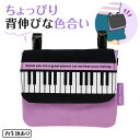 ピアノライン ポケットポーチ(ブラックパープル) piano line ピアノ発表会 音楽発表会 演奏会 ピアノ教室 音楽教室 記念品 ギフト プレゼント ピアノ雑貨 音楽雑貨 ピアノグッズ ピアノ柄 かわいい 鍵盤柄 移動ポケット(4)