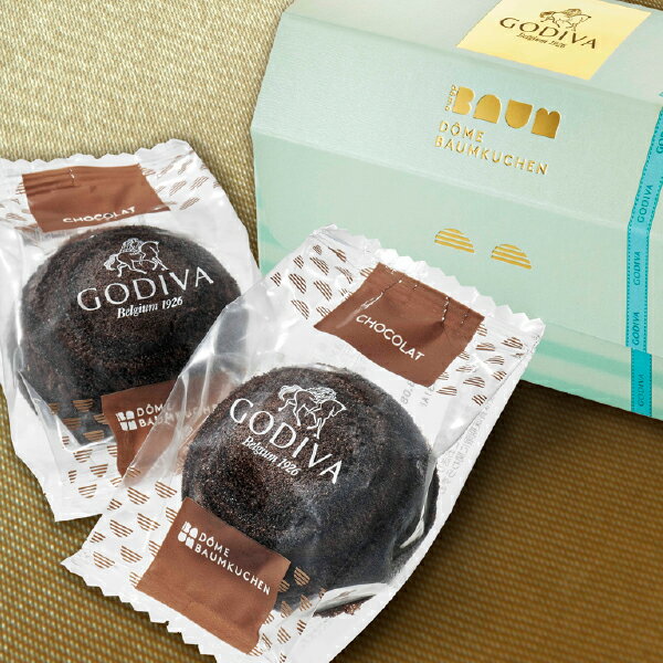ゴディバ 生チョコレート 引き菓子GODIVA ドーム バームクーヘン ショコラ (2個入)