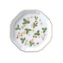 WEDGWOOD(ウェッジウッド) ワイルド ストロベリー オクタゴナルディッシュ L(新生活テーブルウェア おうちテーブルウェア)
