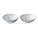 WEDGWOOD(ウェッジウッド) ヴェラ・ウォン ヴェラレース プラチナ・ゴールド マルチソーサー ペア(冬ギフト2024日用品 夏ギフト 新生活テーブルウェア おうちテーブルウェア)