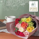 ホシファーム フリルブーケ カラフル 12本(プレゼント お花 花束 フラワーギフト ギフト プレゼント 贈り物 お祝い 内祝い 結婚祝い 快気祝い 退職祝い ...