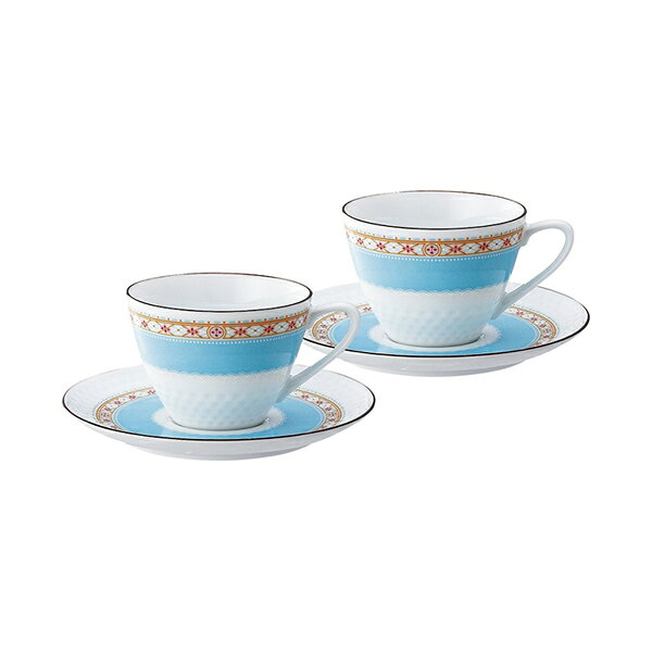 樂天商城 - ノリタケ ハミングブルー ティー・コーヒー碗皿ペアセット(食器 カップ＆ソーサー カップ コップ ギフト プレゼント 贈り物 お祝い 内祝い 結婚祝い 結婚内祝い 出産内祝い お返し お礼 快気祝い 退職祝い 引越祝い 挨拶 人気 おすすめ)