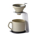 5日限定ポイント最大10倍★ブリューコーヒー 一人用ドリッパーセット320ml(WH)(新生活テーブルウェア おうちテーブルウェア)