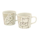 ディズニー/タイム・フォー・ハニー ペアマグセット陶器 カフェタイム 食器 テーブルウェア キッチン 可愛い かわいい Disney おしゃれ お洒落 オシャレ...