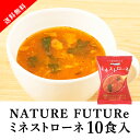 【送料無料】メール便 Nature Future ミネストローネ 10食セット(おこもり 巣ごもり おうち時間 フリーズドライ スープセット スープ ミネストロ...