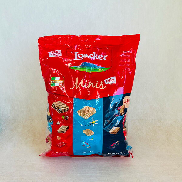 【最短翌日出荷】ロアカーミニーズアソート 80個(バレンタイン2024_感謝 COSTCO コストコ ウエハース ミニーズミックス チョコレート Loacker ローカー 食べ比べ おやつ お菓子 子供 詰め合わせ 個包装 お裾分け)のサムネイル