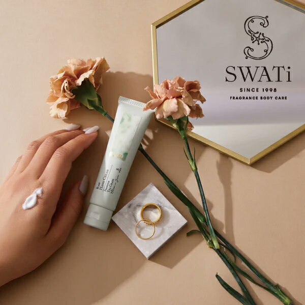 スワティー ハンドクリーム 【SWATi】 ハンドクリーム RAW HAND CREAM（TEA GRASS）スワティ MARBLe マーブル 美容 美容アイテム パーツケア ハンドケア マッサージクリーム ギフト 贈り物 話題 おしゃれ お洒落 人気 おすすめ おススメ