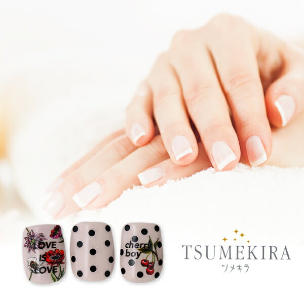 【最短翌日出荷】メール便　TSUMEKIRA（ツメキラ） NN-DAI-107 （DAISY'S GARDEN PINK）( ツメキラシール シール ネイルステッカー ネイルドレッサー サロン かわいい 個性派 個性的) 1