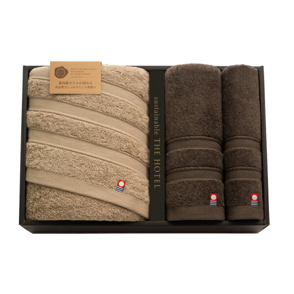 内容バスタオル（60×120cm）・フェイスタオル（33×80cm）・ゲストタオル（33×35cm） パッケージ化粧箱 箱サイズ26×38×8.8cm 材質綿100％ 注意事項 ※不良品以外の返品は不可とさせていただきます。 ＞＞ご返品につ...