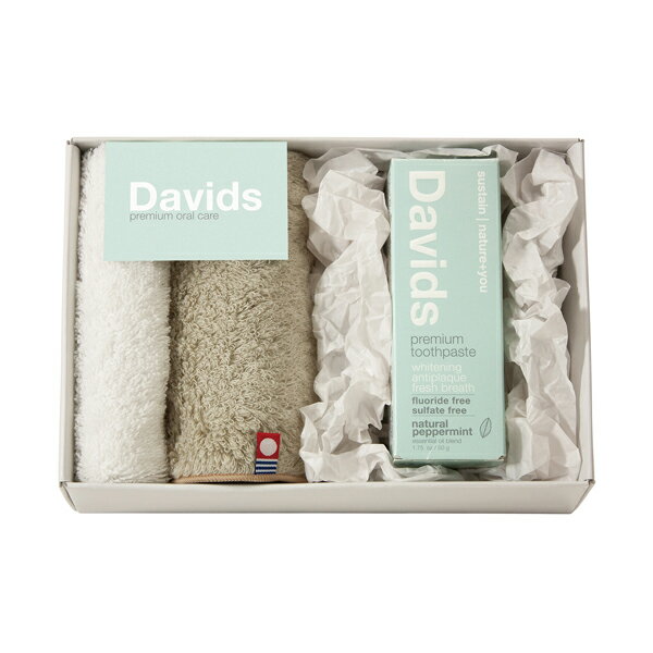 樂天商城 - Davids〈ペパーミント〉 歯磨き粉とタオルハンカチ1P・ハーフハンカチ1P(ギフト プレゼント 贈り物 お祝い 内祝い 結婚祝い 結婚内祝い 出産内祝い 手土産 お返し お礼 快気祝い 退職祝い 引越祝い 詰め合わせ 挨拶 人気 おすすめ)