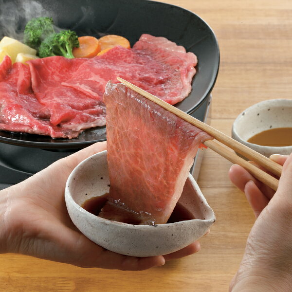 大和榛原牛すき焼き霜降りモモ肉（シート巻）300g(お歳暮 御歳暮 グルメ 食品 ステ...