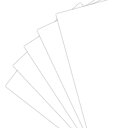 招待状用中紙 (縦ホワイト/無地)【10名様分入り】(結婚式 ペーパーアイテム 手作りキット テンプレート ウェディング ブライダル パーティー 二次会)