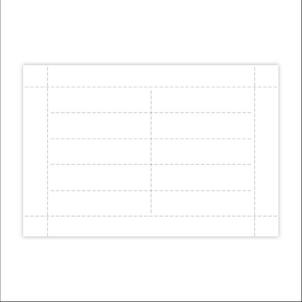 ネーム印字シート(1シート10名様用)(結婚式 ペーパーアイテム 手作りキット テンプレート ウェディング ブライダル パーティー 二次会)