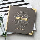 招待状 Happiest French gray -ハピエスト フレンチグレイ- 招待状【10冊入り】(結婚式 ペーパーアイテム 手作りキット テンプレート ウ...