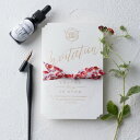 招待状 Rosetta Rosso made in ITALY -ロゼッタ ロッソ メイドインイタリー- 招待状【10冊入り】(結婚式 ペーパーアイテム 手作り...