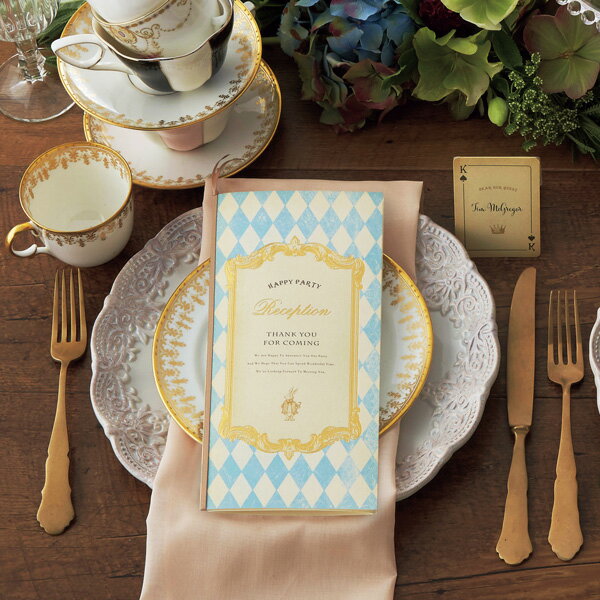 席次表 Marry Wonderland マリーワンダーランド 席次表(10柄デザインコレクション)【10冊入り】(結婚式 ペーパーアイテム 手作りキット テン...