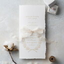 席次表 Ruban de soie Silky white -リュバン・ド・ソワ シルキーホワイト- 席次表【10冊入り】(結婚式 ペーパーアイテム 手作りキット テンプレート ウェディング ブライダル パーティー 二次会 ラフ 手ちぎり 席順表)