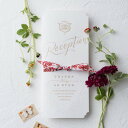 席次表 Rosetta Rosso made in ITALY -ロゼッタ ロッソ メイドインイタリー- 席次表【10冊入り】(結婚式 ペーパーアイテム 手作り...