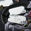 席札 Botanic -ボタニック- 席札 1セット4名様用(結婚式 ペーパーアイテム 手作りキット テンプレート ウェディング ブライダル パーティー 二次会...