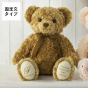 【送料無料】体重ベア ハローネベア カフェブラウン 固定文タイプ 足裏刺繍込み両親プレゼント 結婚式 入籍 親ギフト 出産祝い テディベア お祝い 誕生 両親へ...