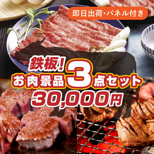 30,000円で肉景品3点まとめ買いセット忘年会 新年会 ビンゴ 結婚式 披露宴 2次会 イベント  ...