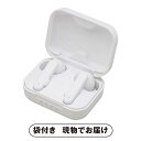 【ビS】たのしいかいしゃ TWS Bluetoothイヤホン(ホワイト)(景品 二次会 披露宴 結婚式 余興 忘年会 新年会 抽選会 社内イベント 運動会 ゴルフ コンペ ビンゴ クイズ 幹事 目録 パネル 生活家電 盛り上がる 人気 話題 おすすめ)