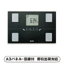 【送料無料】タニタ 体組成計(ブラック)【パネル・目録付】(景品 二次会 披露宴 結婚式 余興 忘年会 新年会 抽選会 社内イベント 運動会 ゴルフ コンペ ビンゴ クイズ 幹事 目録 パネル 美容 健康 アウトドア 盛り上がる 人気 話題 おすすめ)