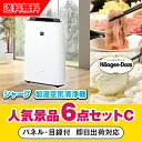 20日限定ポイント最大10倍★【あす楽対応可】「シャープ加湿空気清浄機」が目玉の人気景品6点セットC(二次会 景品 コンペ 新年会 忘年会 結婚式二次会 ゴルフ...