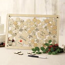 メッセージピースウェルカムボード クローバードロップス結婚式 お祝い 披露宴 ウェディング ウエルカムスペース メッセージ ピース ナチュラル&カジュアル