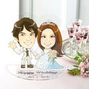 似顔絵グラフィックプレートウェルカムボード Mサイズ結婚式 お祝い 披露宴 ウェディング ウエルカムスペース 似顔絵 グラフィック